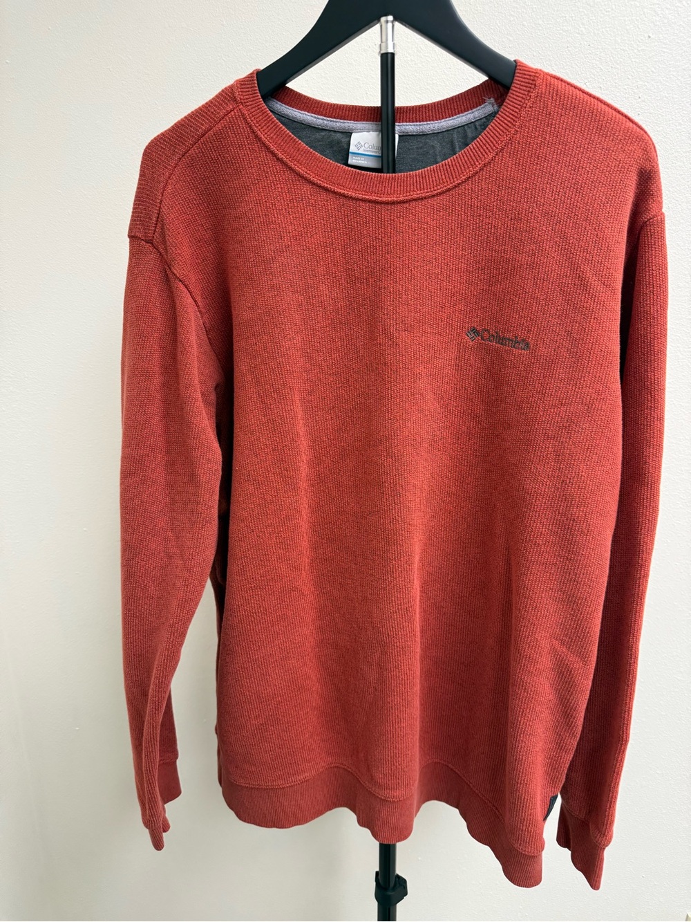 Columbia Men's Burnt Orange Crewneck Sweater